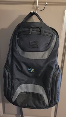 OGIO Connected Pack Black Reflective Backpack Laptop Commuter Work Travel 18"